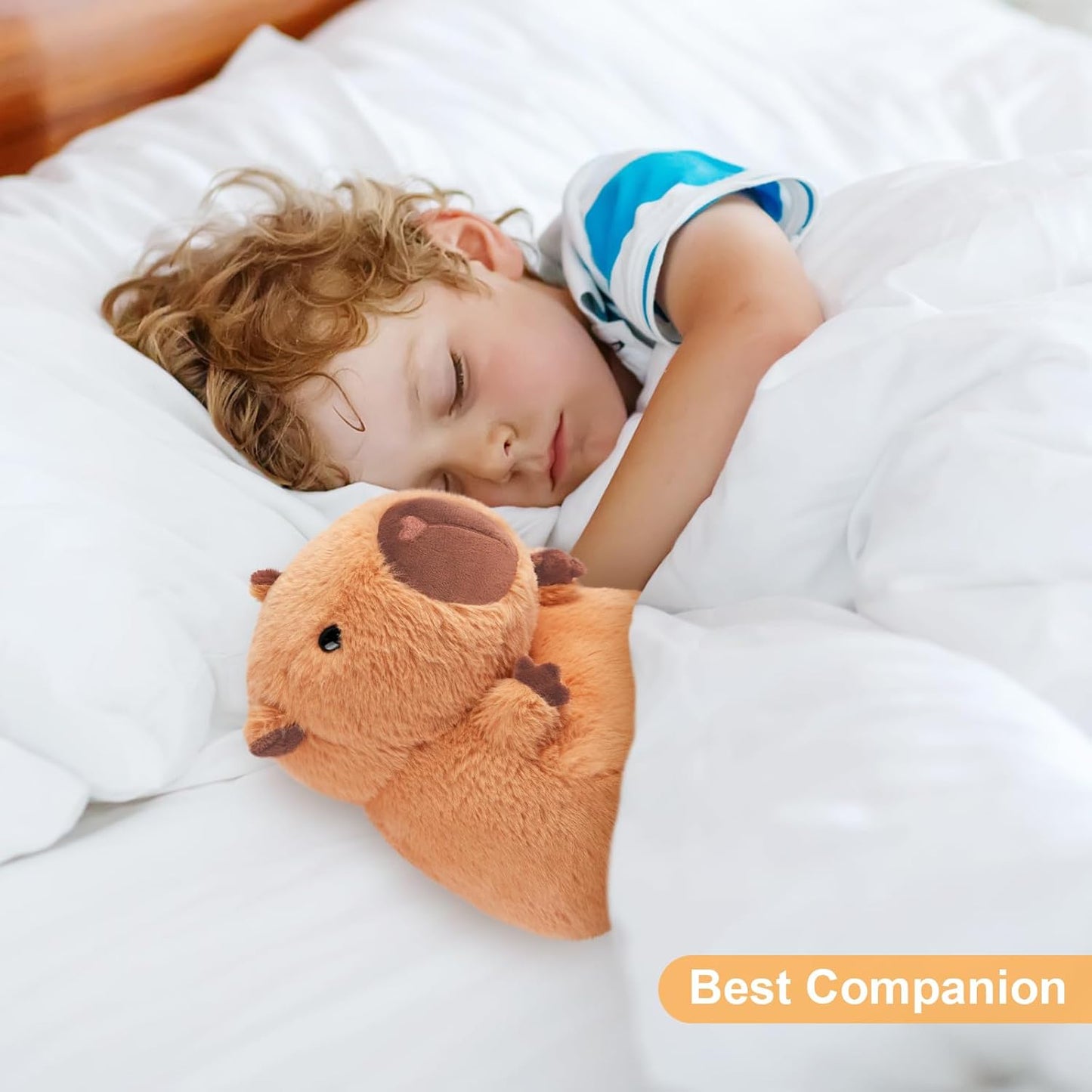 Heatable & Coolable Capybara Plush, Microwavable Stuffed Animal Heating Pad for Soothing & Relaxation, Lavender Scent Plush Toys for Stress Relief, Capybara Plushies Gift for Kids & Adults