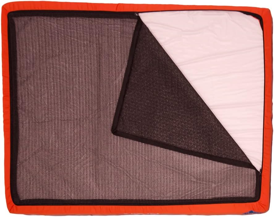 NASA Limited Edition Dog Bed by Wag, Large Astro Orange