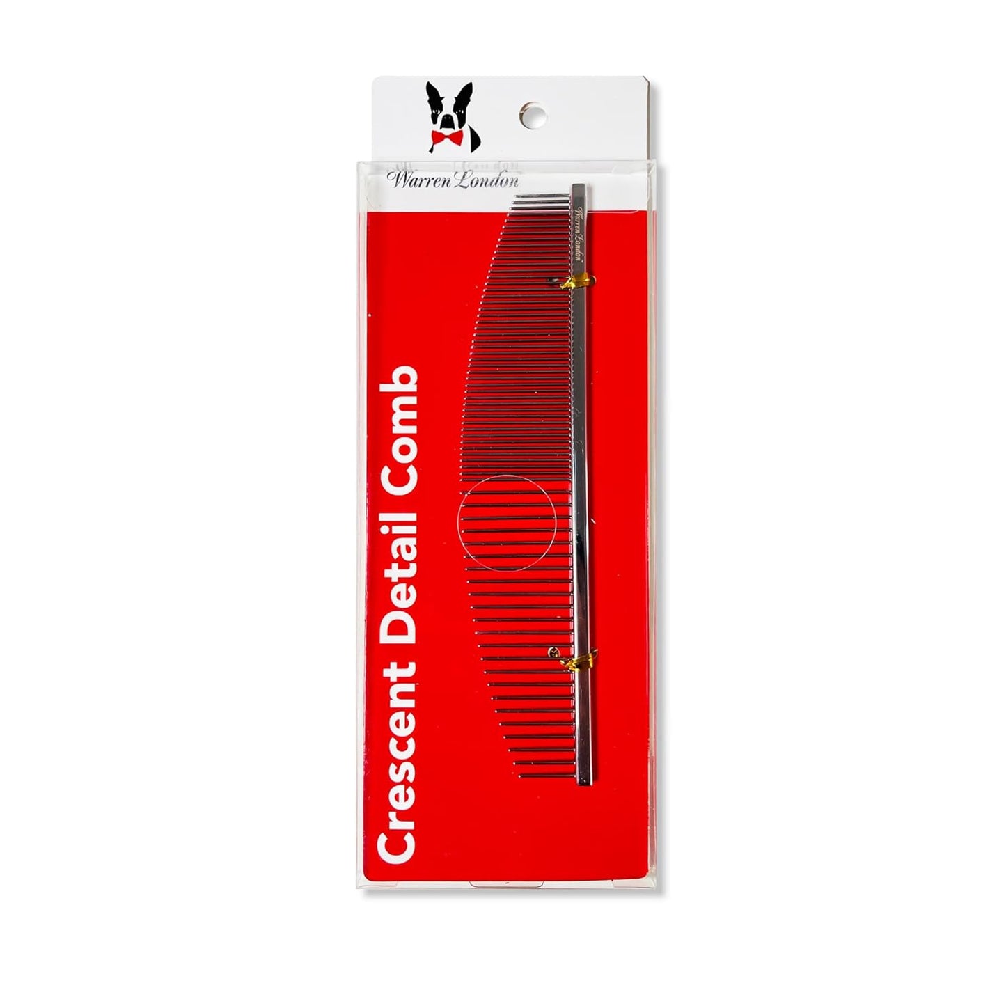Warren London Copper Crescent Comb 6.5 inches – Premium Dog Grooming Comb for Professional-Quality Results Comfort Control Durability and Detail