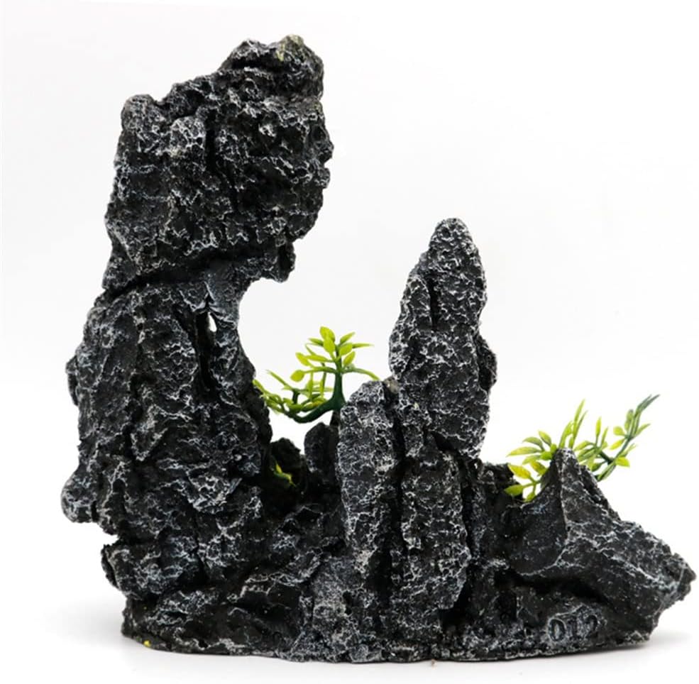 Aquarium Rockery Stone Aquatic Ornaments Fish Tank Landscaping Simulation Landscape Resin Rockery Stone Pet Accessoriess