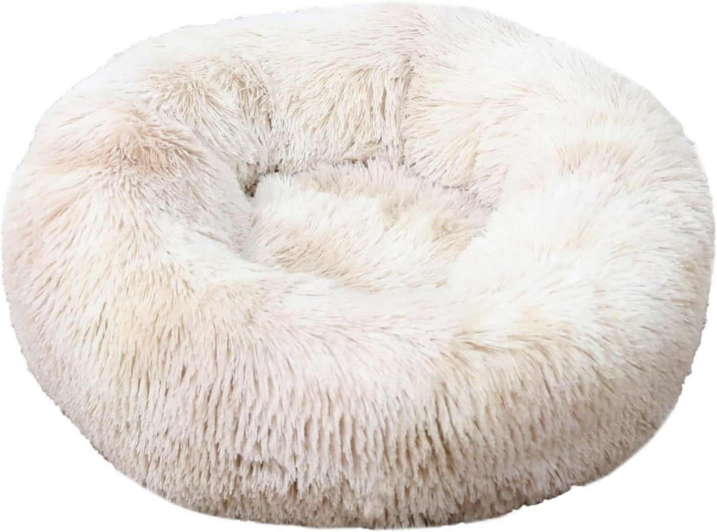Dog Beds Moisture Proof and Non-Slip Base M/L/XL Size Round Donut Shaped Dog Bed for Dogs or Cats Pet Cushions for Sleeping for Pugs Bulldog or Labrador (Color : 04, Size : X-Large)