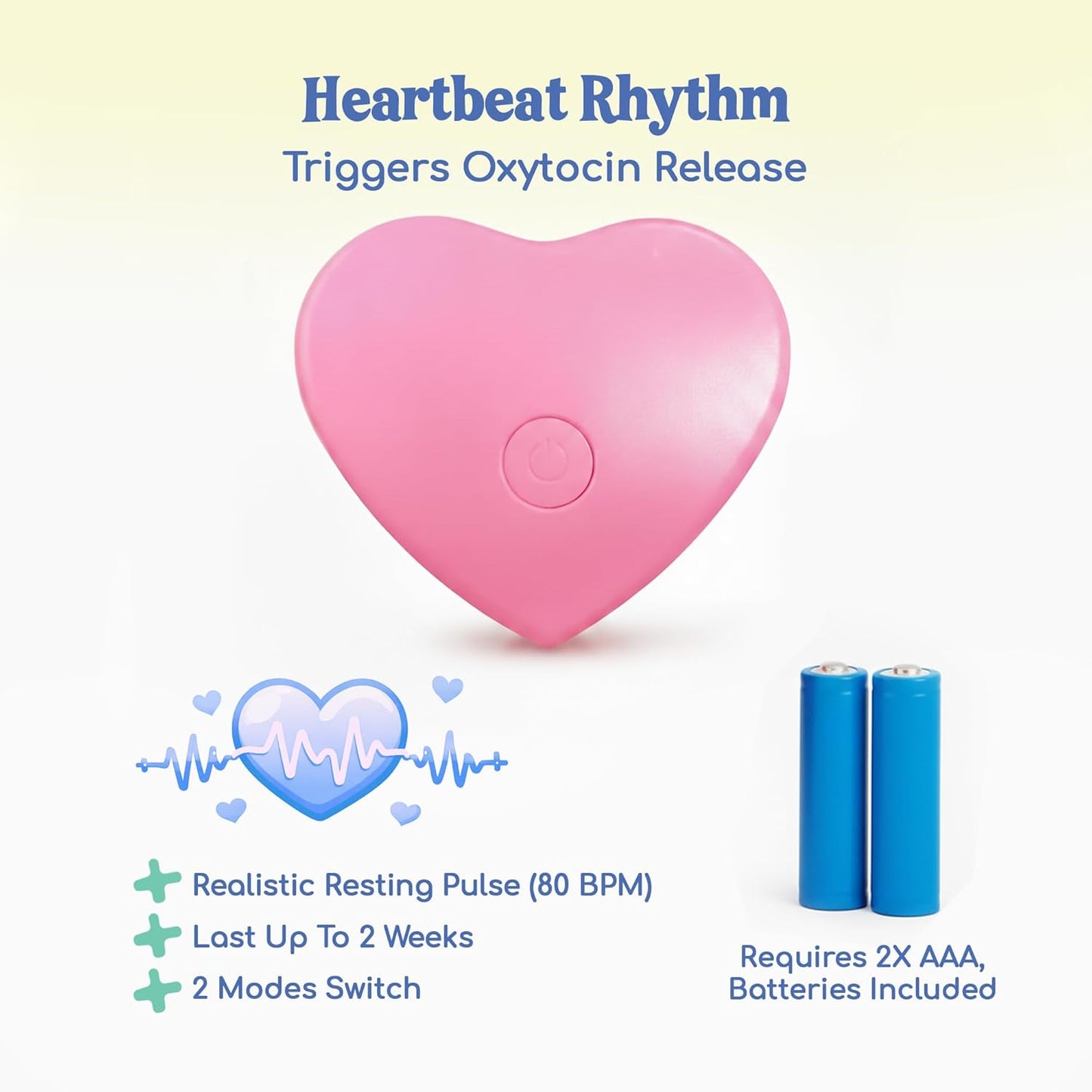 Race&Herd CuddleBun Heartbeat Puppy Toy Sleep Aid - Heartbeat Dog Toy, Dog Heartbeat Toy for Puppy Must Haves for Separation Pet Anxiety Relief Puppy Calming Aid, Dog Toys Behavioral Training
