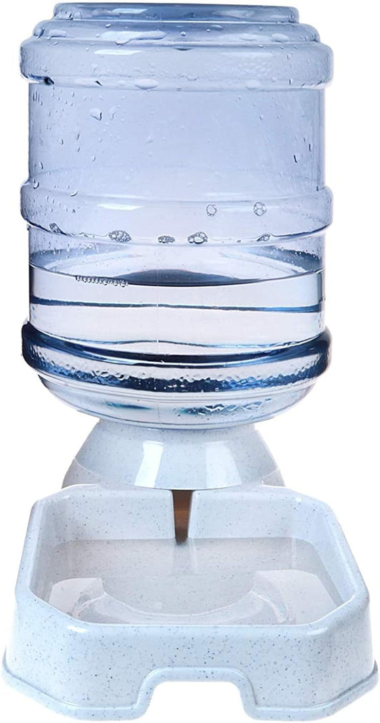 Pet Water Dispenser Station Replenish Pet Waterer for Dog Cat Animal Automatic Gravity Water Drinking Fountain Bottle Bowl Dish Stand Pet Water Dispenser (Color : Waterer+Feeder) (Waterer)