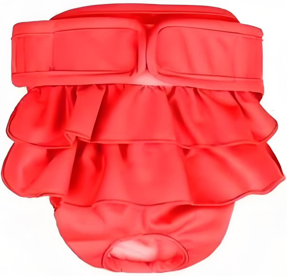 Reusable Female Dog Diapers with Skirt – Washable Pet Diaper Pants with Adjustable Straps, Leak-Proof Training Underwear for Dogs in Heat-3pcs(Dark Hemline,XS)