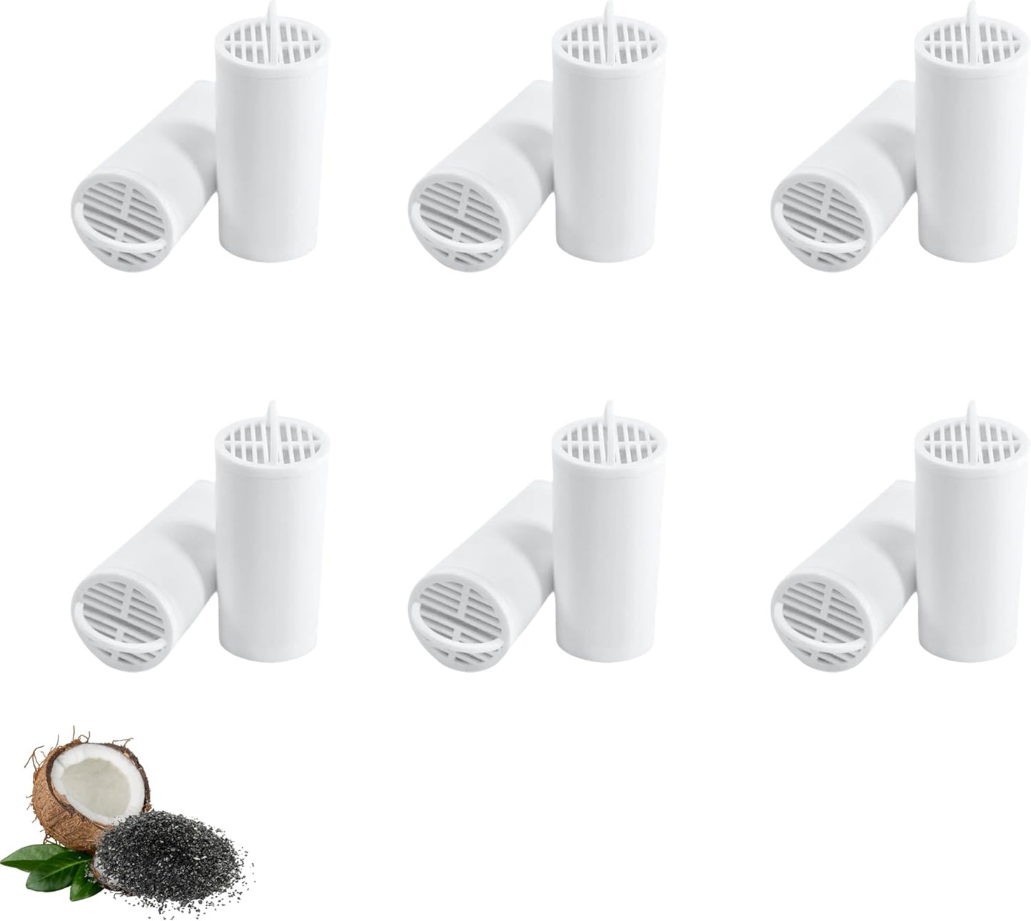 NISPIRA Charcoal Water Filter Replacements for Drinkwell 360 Pet Dog Cat Water Fountain, 12 Packs