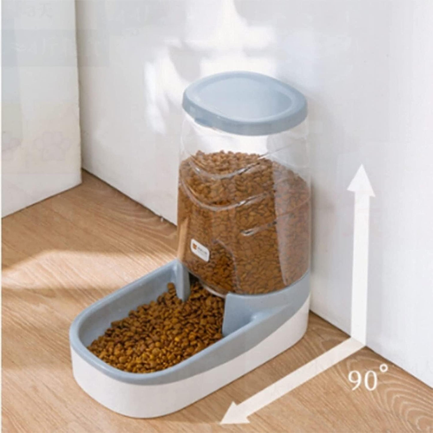 Feeder Waterer Bowl 3.8L Automatic Water Fountain And Food Dispenser Feeder Gravity No Spill Water Dispenser And Feeder For Cat Dog Pet water dispenser (Size : Water dispensers) (Feeders)