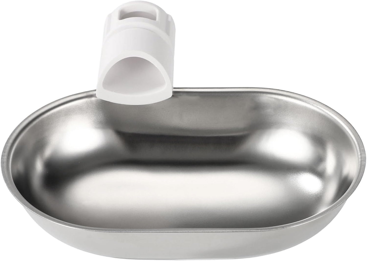Smart Pet Water Fountain, Stainless Steel Automatic Pet Water Dispenser Wastewater Separation Feeding Watering Bowl for YSJ250424US for Cats and Small Dogs (Silver)