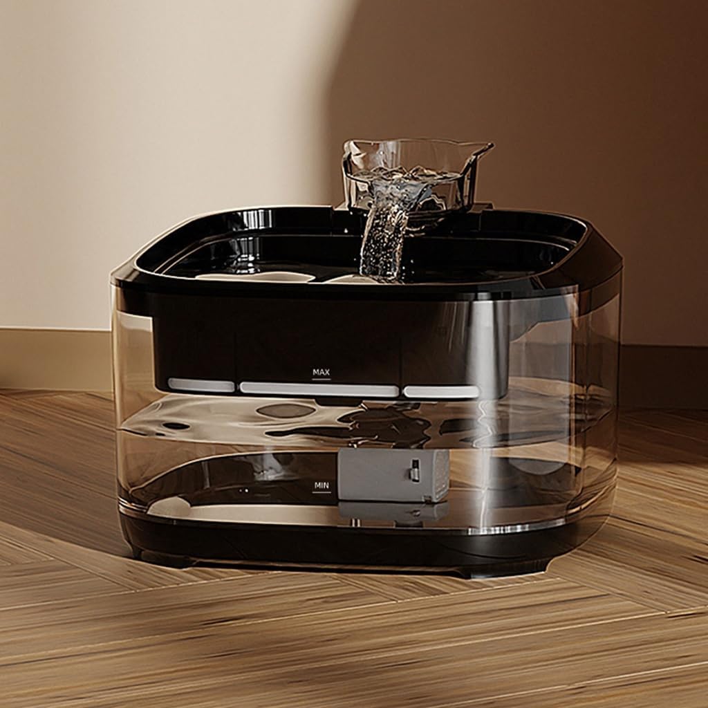 Automatic Pet Water Dispenser 5L Capacity USB Powered Cats Dog Fountain with Quiet and Circulating Hydrations Syste