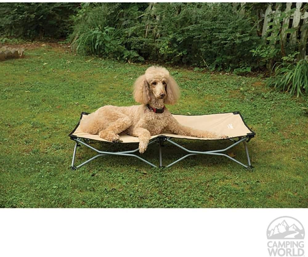 Carlson Pet Products Large Portable Pup Travel Pet Bed, Tan