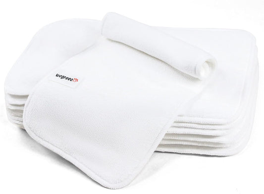 Wegreeco Dog Diaper Pads - Bundle of 10 - (Male Small,3.5"x8.7")