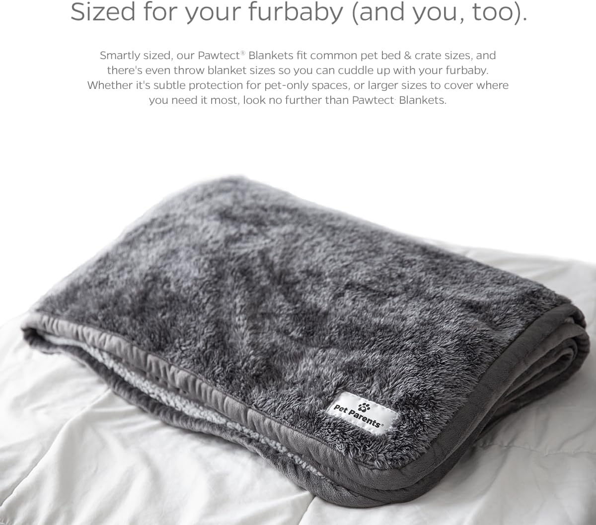 Pet Parents Pawtect Premium Waterproof Cat & Dog Blanket with WickQuick & Sherpup Technology, Puppy & Cat Blanket, Choc 32x40