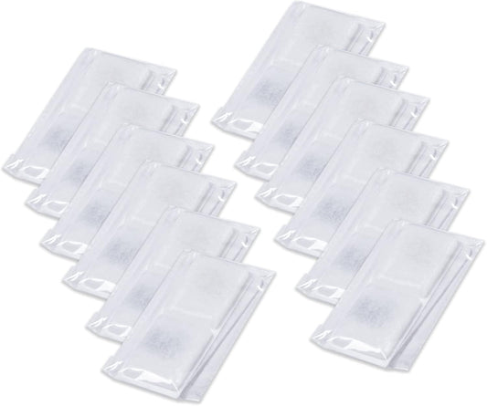 Geeni Smart Pet Water Fountain Replacement Filters - 12 Pack for Automatic Filtered Cat and Dog Water Bowl Dispenser with Alexa, Google Home App Control
