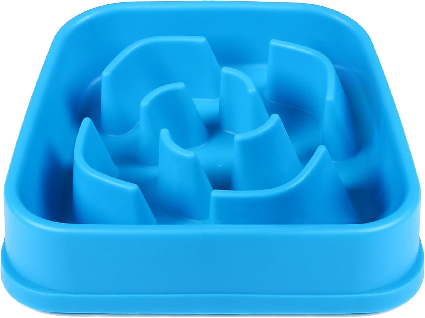 Dexas Seek and Snack Slow Feeder Maze with Non Slip Feet, 6 Cup Capacity, Blue (PW3062194)