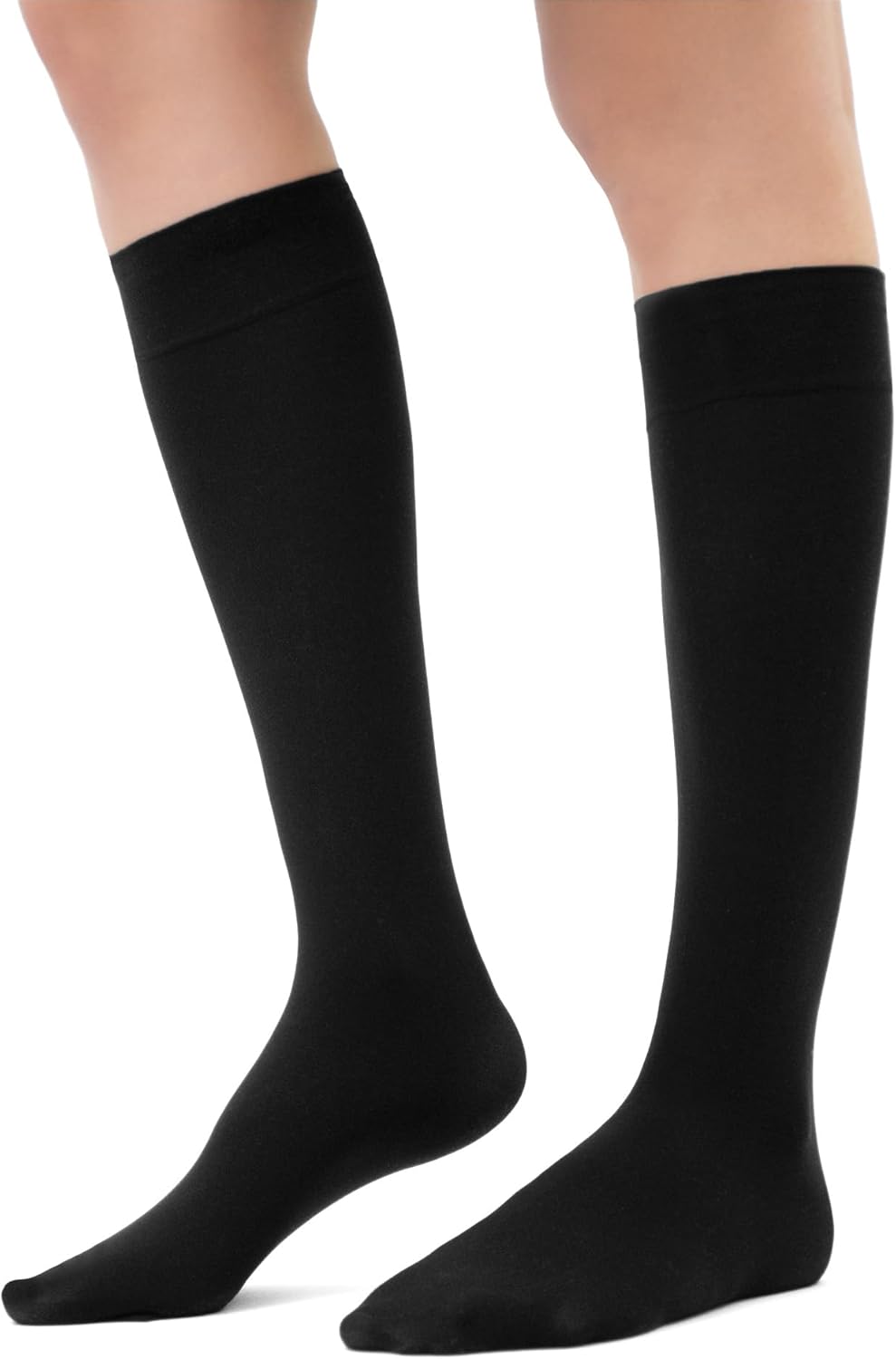 HUE Women's Soft Opaque Knee High Socks (Pack of 3)