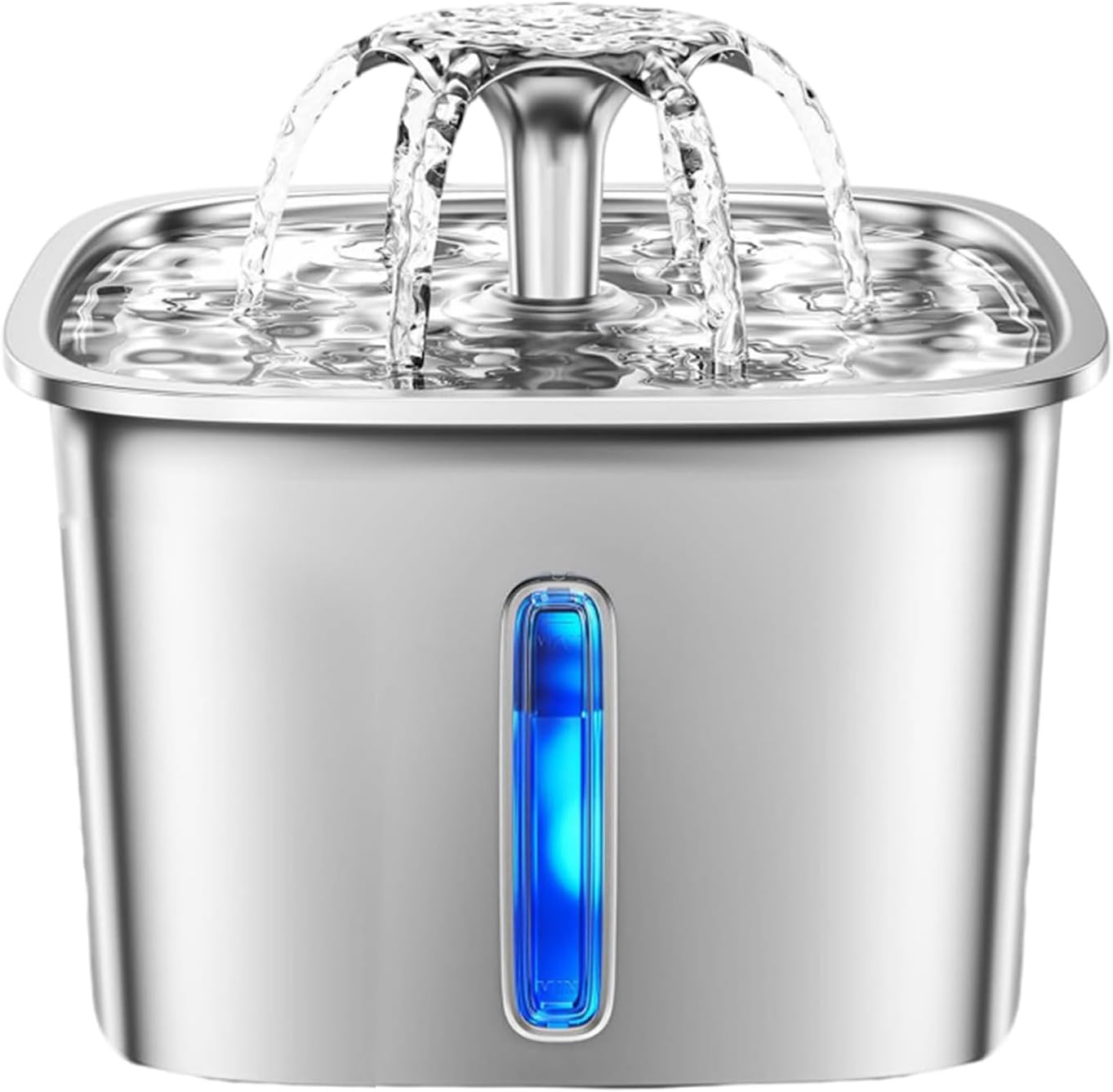 2.6L Automatic Water Fountain Low Noise Electric Dog Water Bowl Dispenser Dispenser with Large Capacity Quiet Pet Fountain