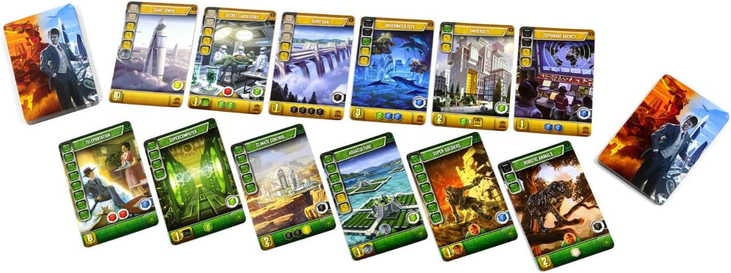 It's A Wonderful World Board Game - Build Your Empire in This Strategic Card Game for Kids and Adults, Ages 14+, 1-5 Players, 30-60 Minute Playtime, Made by Lucky Duck Games