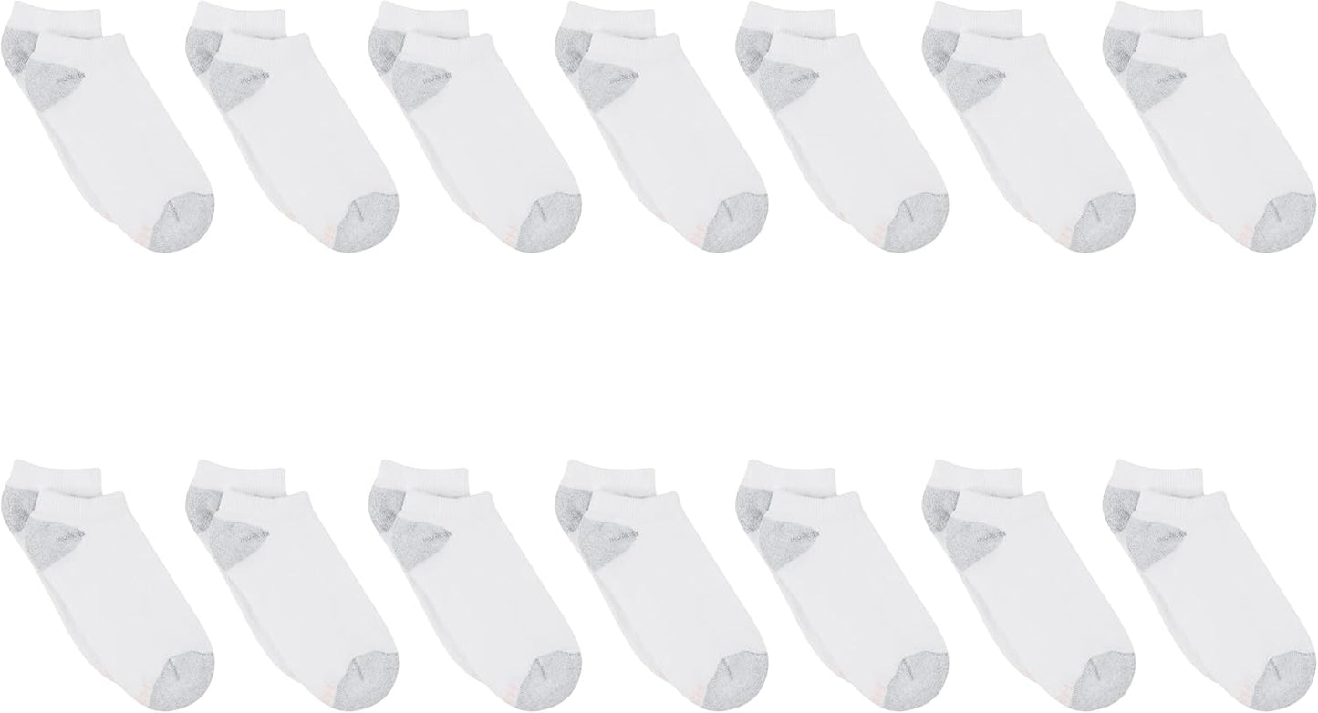 Hanes Women's Cool Comfort No-Show Socks, Moisture-Wicking Socks, 14-Pack