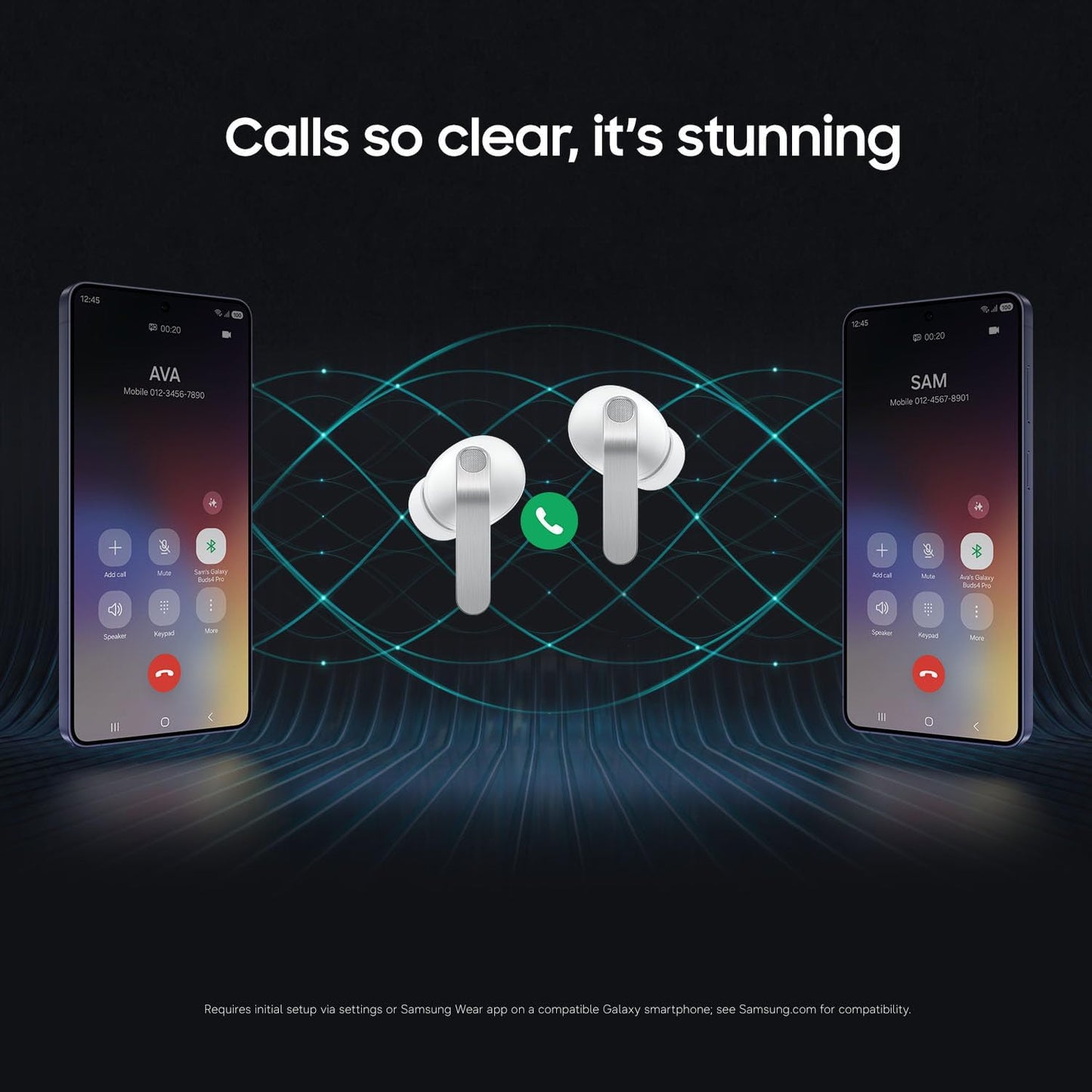 Samsung Galaxy Buds 4 Pro (2026) AI True Wireless Bluetooth Earbuds, Hi-Res Audio, 2-Way Speaker, ANC 2.0, Optimized Comfort, IP57, Live Translation, Black [US Version, 2 Yr Warranty]