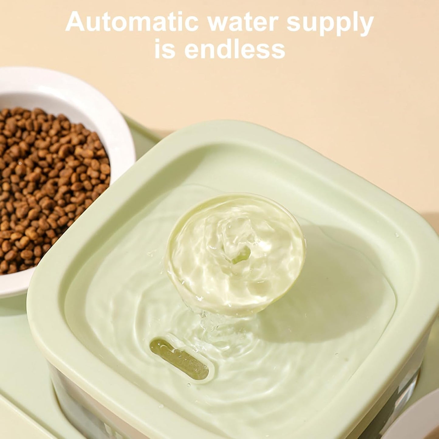 Elevating Cats Bowl Automatic Water Fountain Food AntiVomiting Dog Feeding Food Container for Small Dog Cats Automatic Pet Feeders