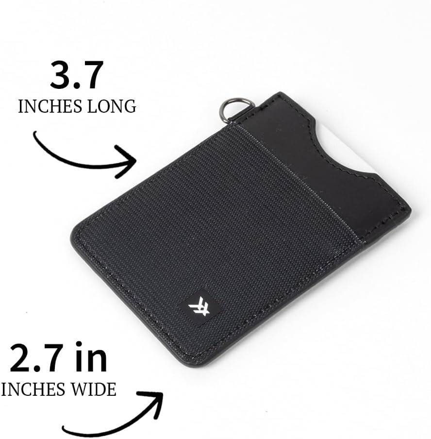 Thread Wallets Ultra Slim Minimalist Leather Card Holder Wallet (Emmeline)