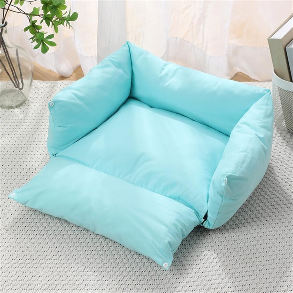 Large Pet Bed with Removable Cushion & Detachable Cover, Soft Thicken Nest for Dogs Cats,