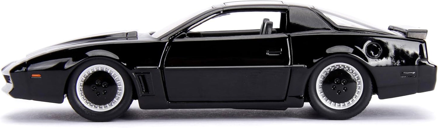 Jada Toys – Knight Rider K.I.T.T. – Hollywood Rides Die-Cast Car – Opening Doors, Rubber Tires – 1:32 Scale – Collectible for Ages 8+, Black