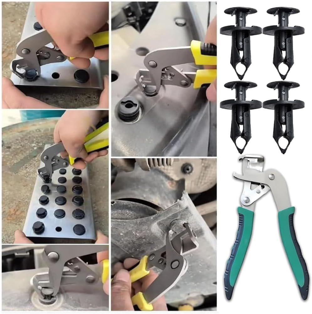 Car Clip Pliers and Disassembly Tools, 2026 New Efficient Multi-Functional Car Clip Remover Tool, Easy to Remove Fasteners, Clips, and Rivets, Open The Panels Effortlessly Without Damage (1*Pc)