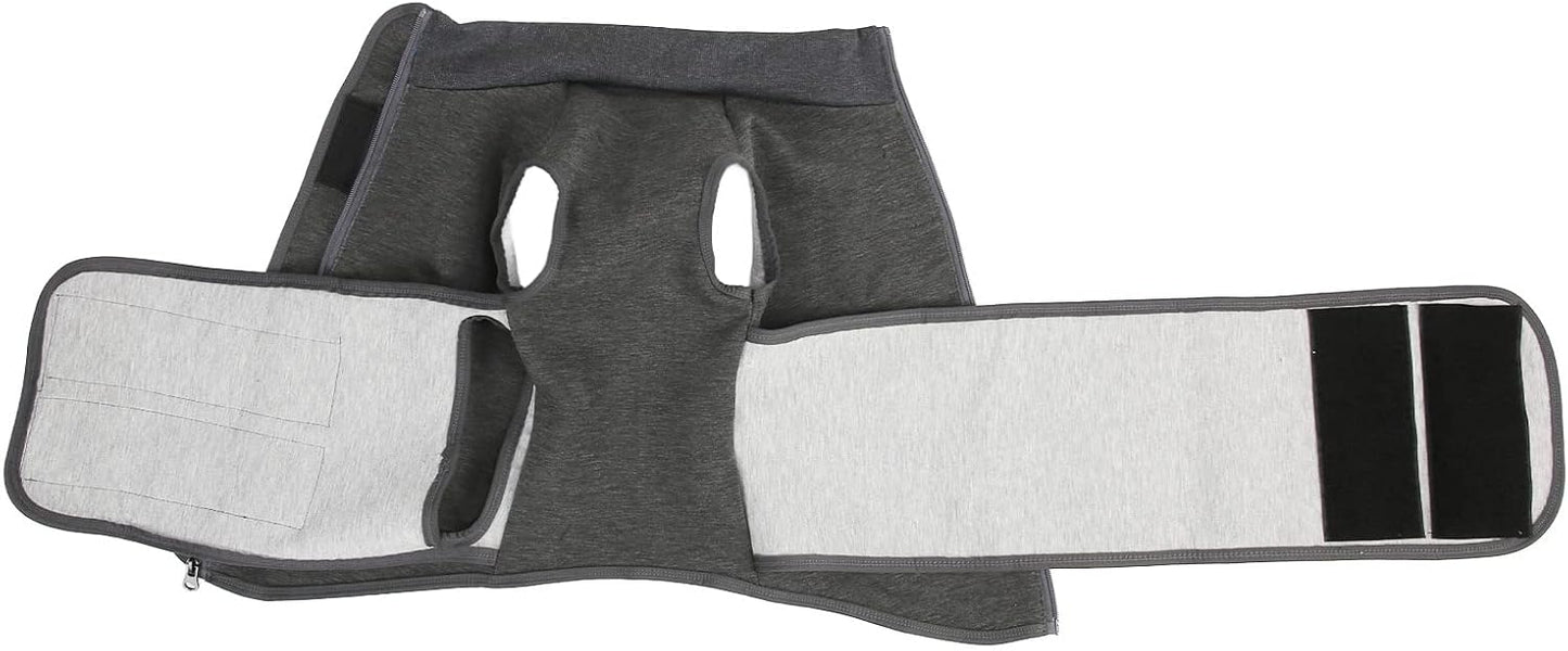 Pssopp Anxiety Coat for Dogs, Keep Calm Breathable Light Weight Wrap Vest with for Best Calming Effect for Dogs (M.)