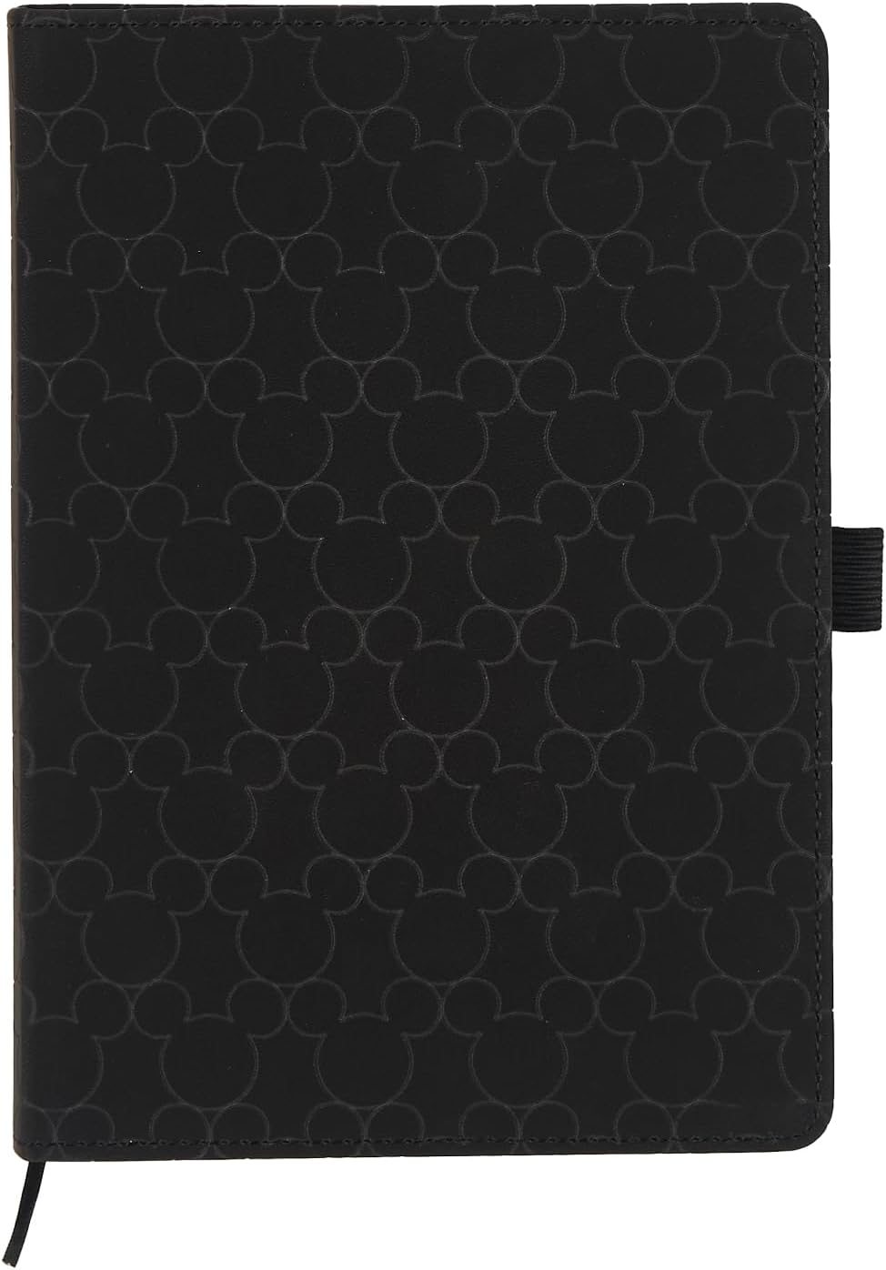 Happy Planner Disney Mickey Dot-Grid Journal for Office, School, or Journaling, Vegan Leather Notebook, A5 Size, 80 Pages, Obsidian