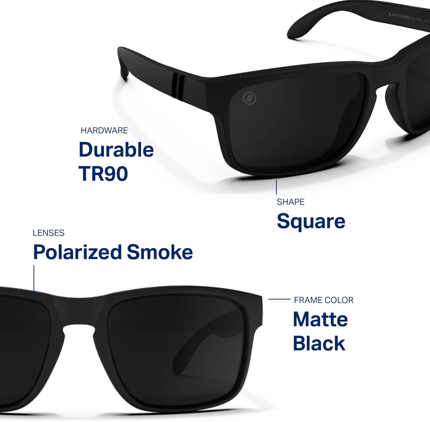 Blenders Eyewear Canyon – Polarized Sunglasses – Active Style, Durable Frame – 100% UV Protection – For Men & Women