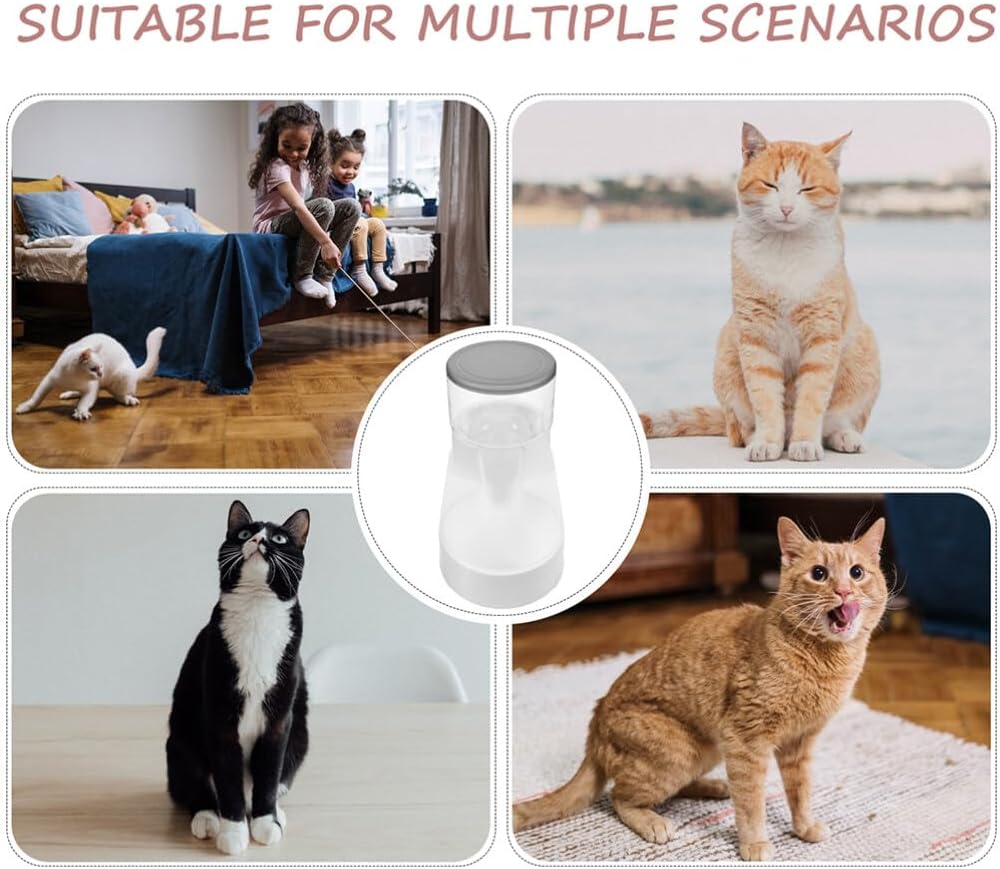 Milisten 2pcs Automatic Pet Feeder Water Dispenser Multi-Purpose Dog Cat Watering Device Capacity Easy to Fill Break-Resistant for Dogs and Cats