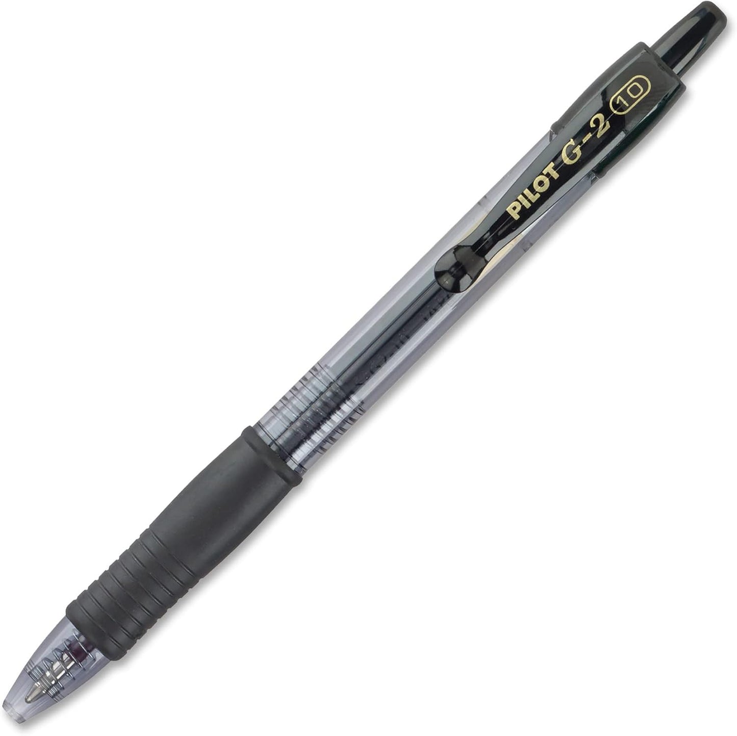 PILOT G2 Premium Refillable & Retractable Rolling Ball Gel Pens, Bold Point, Black Ink, 12-Pack (31256)