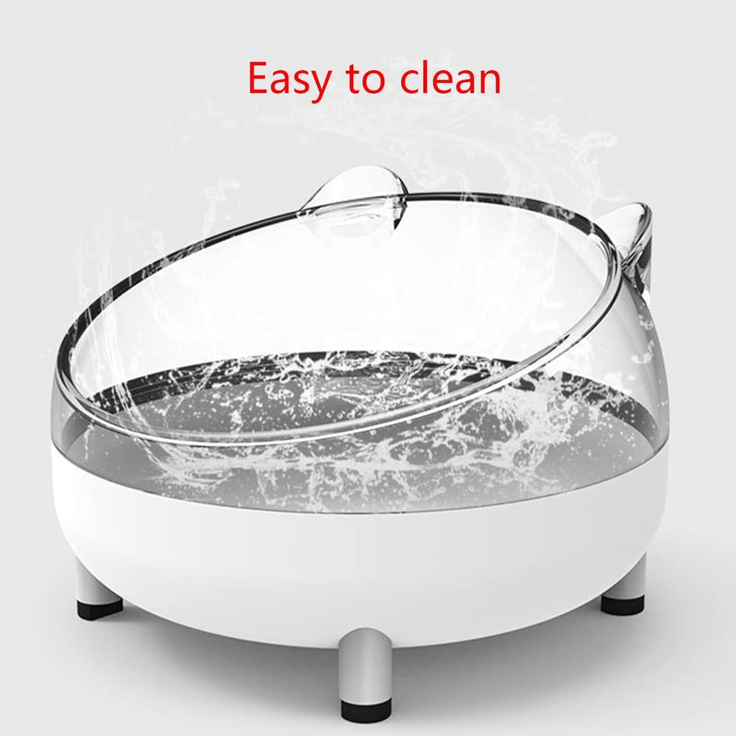 Tilted Raised Cats Food Bowl Neck for Protection Anti Vomiting Elevated Slanted Stand Stainless Steel Bowls F Food Tilted Cute Stainless Steel Anti Vomiting Fatigue Plastics Pet Bowl Dog