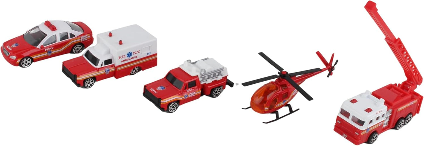Daron FDNY Vehicle Gift Set, 5-Piece