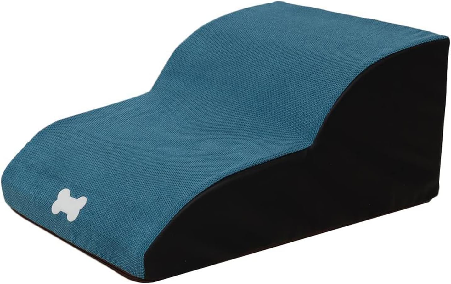 2 Tier Pet Foam Stairs, Extra Wide Deep Dog Ramp for Sofa, Soft Foam Dog Ladder for Older Injured Small Dogs Puppies Cats for Low Sofas Stairs Bed