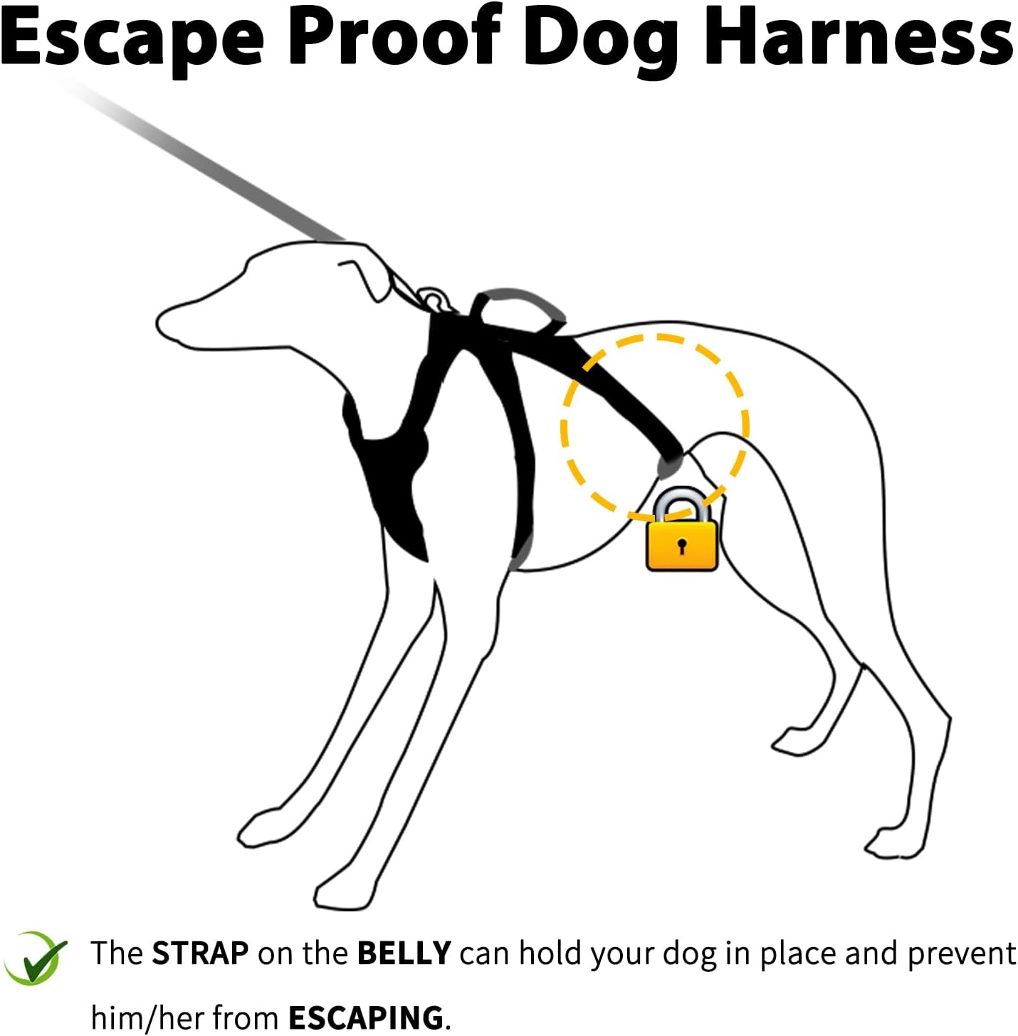 Huntboo Escape Proof Dog Harness, Secure Dog Harness No Escape,Fully Reflective Harness with Handle,Breathable,Durable,Adjustable Vest for Small Dogs Walking,Training & Running Gear(Lavender Purple,S)
