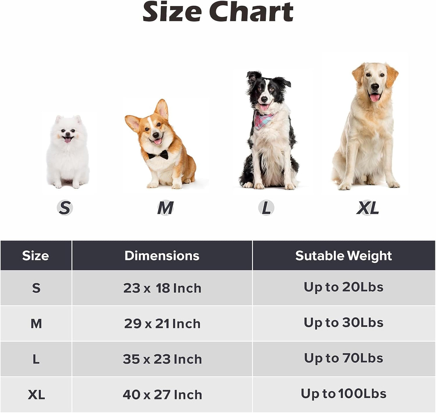 SIWA MARY Dog Bed Mat Soft Crate Pad Washable Non-Slip Mattress for Large Medium Small Dogs and Cats Kennel Pad (23'' x 18'', Grey)