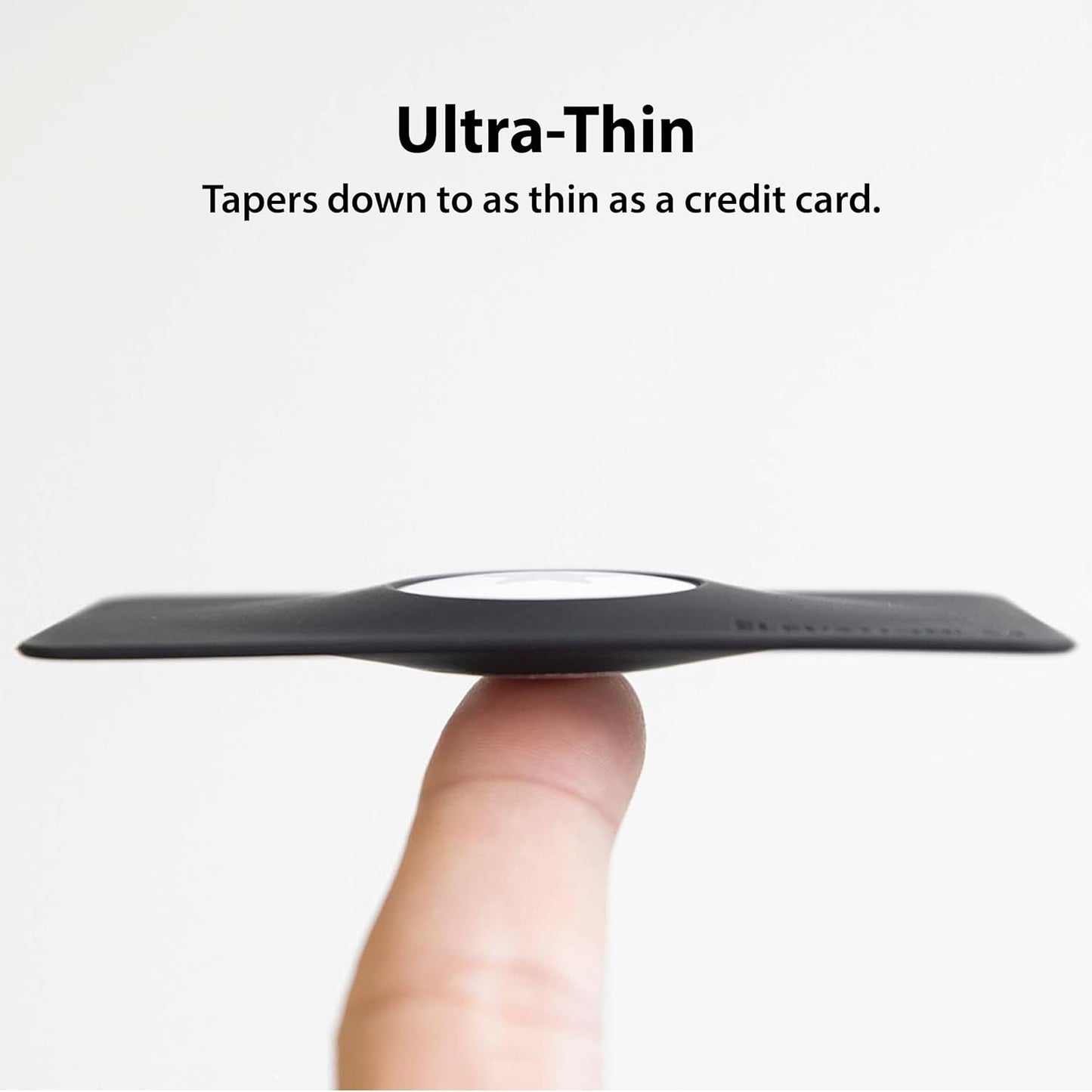TagVault™ AirTag Wallet Holder - The Thinnest AirTag Wallet Card Insert | Flexible, Stays Hidden, Patent Pending | Elevation Lab