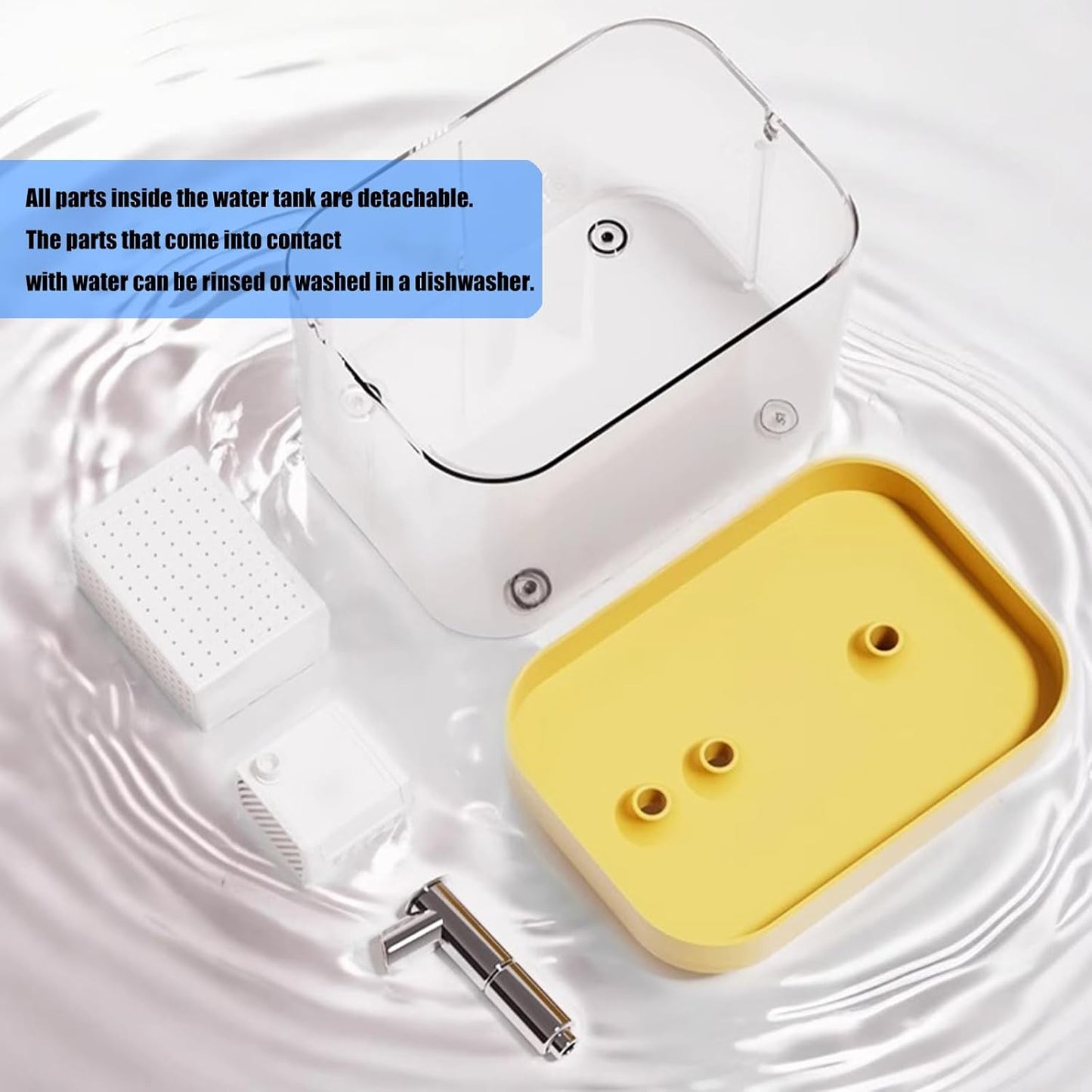 Automatic Pet Cats Water Fountain Dispenser 1500 ML for Dog Waterer Cats Drinker Feeders Container