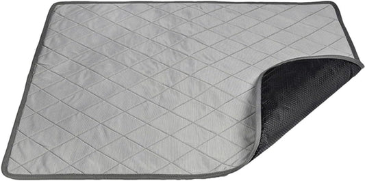 Milisten Large Dog Cooling Mat and Waterproof Urine Pad, Thick Polyester Anti-Slip Summer Cooling Bed Mat for Indoor Use, Fast-Drying Washable Pet Sleep Cushion