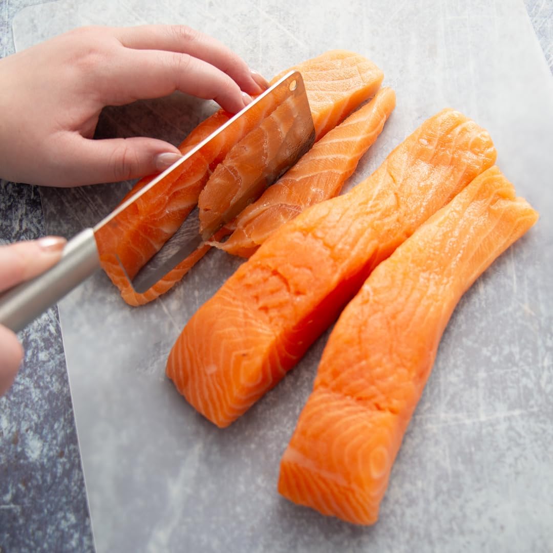 Rada Cutlery Chef’s Dicer Knife (R129), 5.25" Stainless Steel Blade, Silver Handle