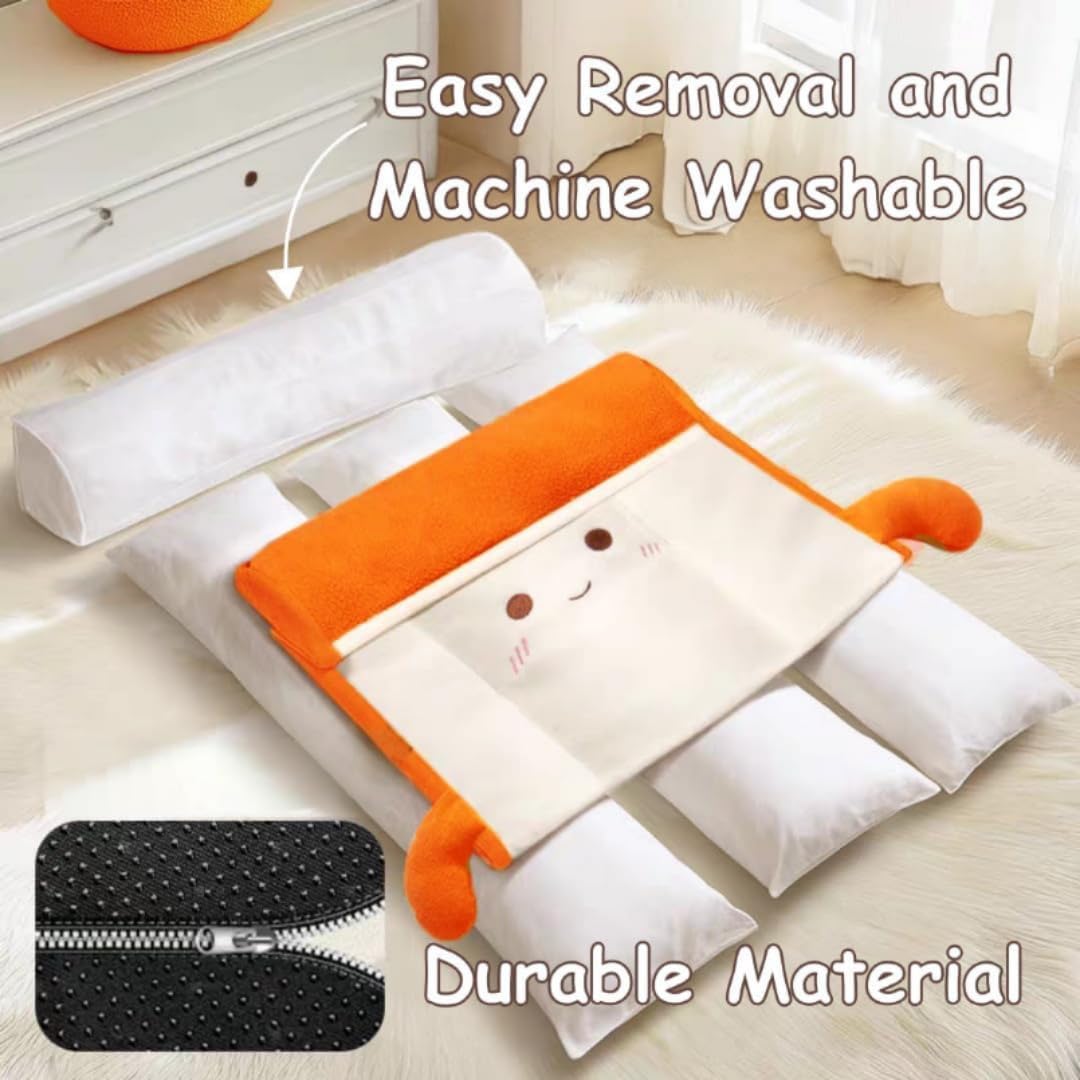 Toast-Shaped Dog Bed for Medium and Large Dogs up to 80lbs – Cute Cat Bed, Washable Pet Bed, Puppy Mat, Funny Pet Gifts for Dog Lovers and Pet Owners