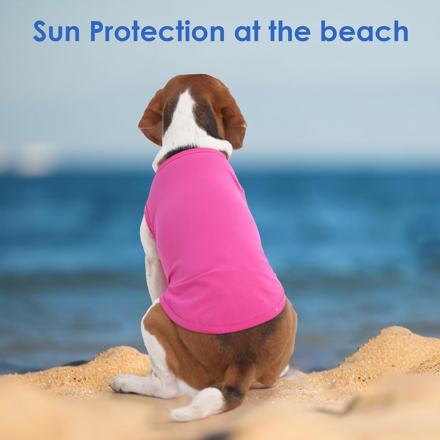 3 Pack Pink Striped Dog T-Shirt for Small Dogs,Sleeveless Shirts Set for Spring,Summer Sun Protection,Lightweight for Park Walking,Striped & Solid Tank Top Set,Shih Tzu(Pink,S)