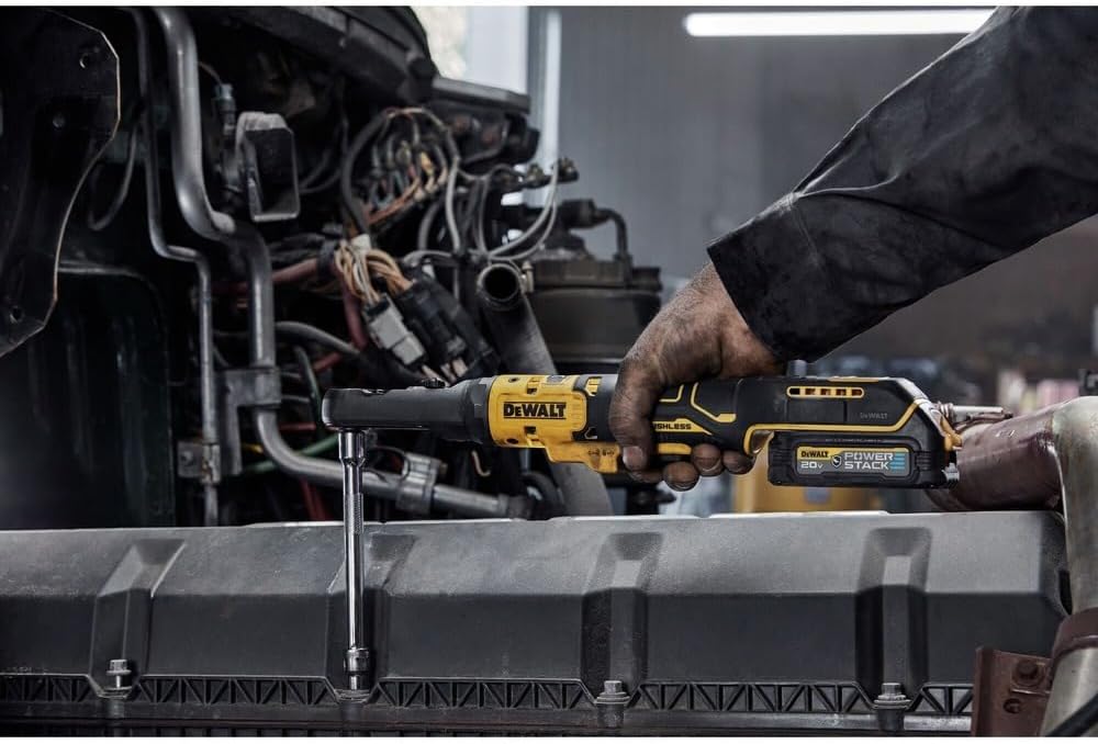 DEWALT 20V MAX XR Cordless Ratchet, 3/8" and 1/2" Sealed Head Ratchet, Bare Tool Only (DCF510B)