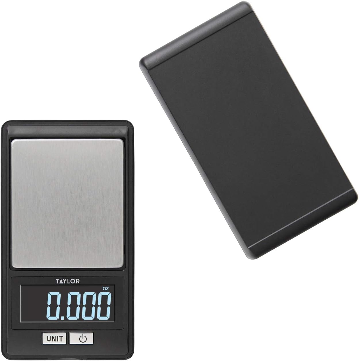 Taylor High-Precision Digital Portioning Scale with Cover, 16OZ/500G, Black