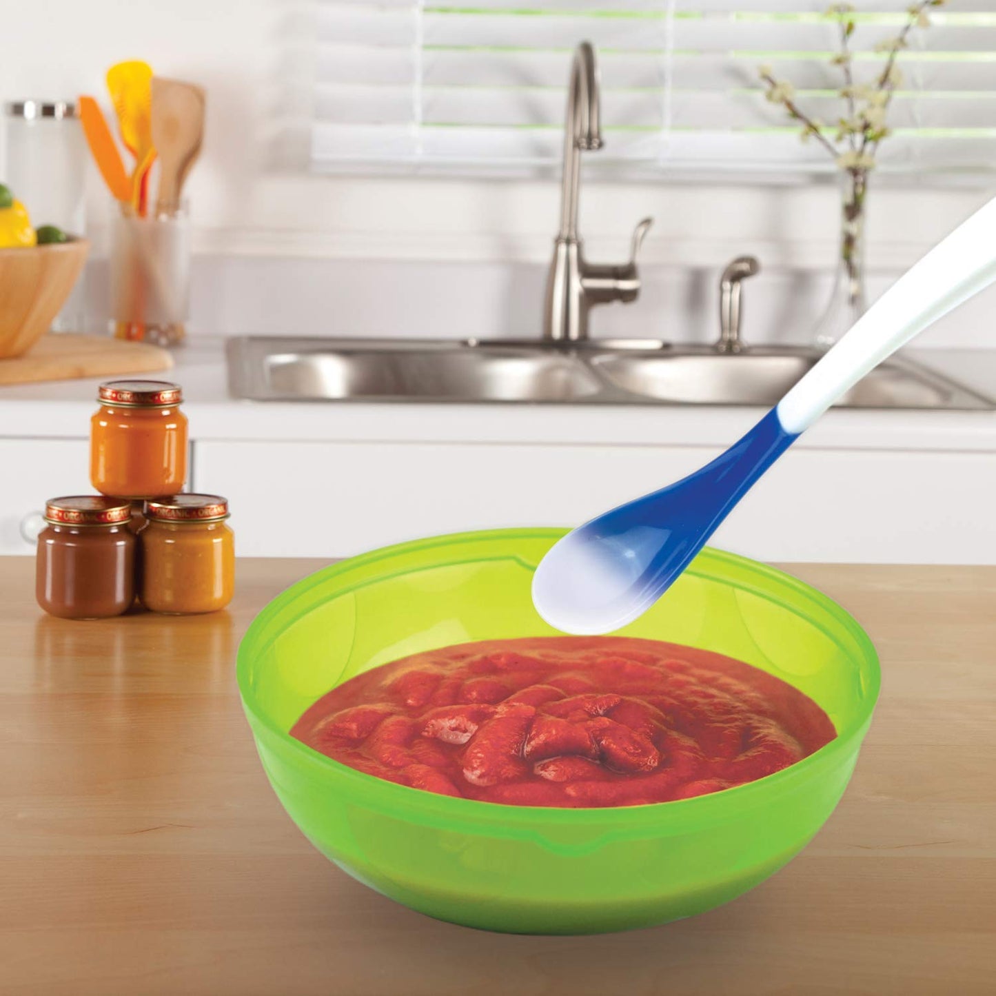 Munchkin® White Hot® Safety Baby Spoons, BPA Free, 4 Pack, Polypropylene