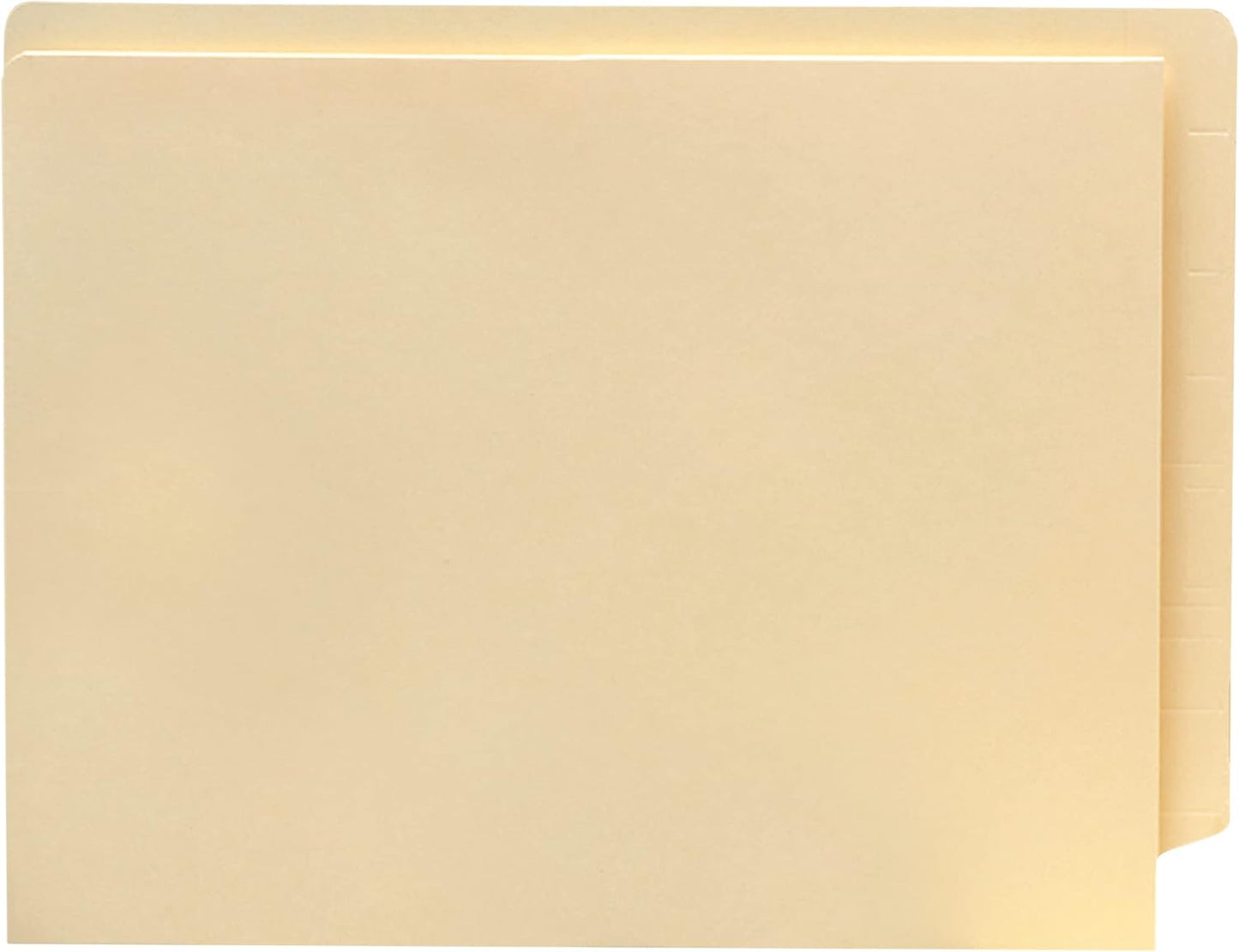 Smead End Tab File Pocket, Shelf-Master® Reinforced Straight-Cut Tab, 1 Pocket, Letter Size, Manila, 50 per Box (24115)
