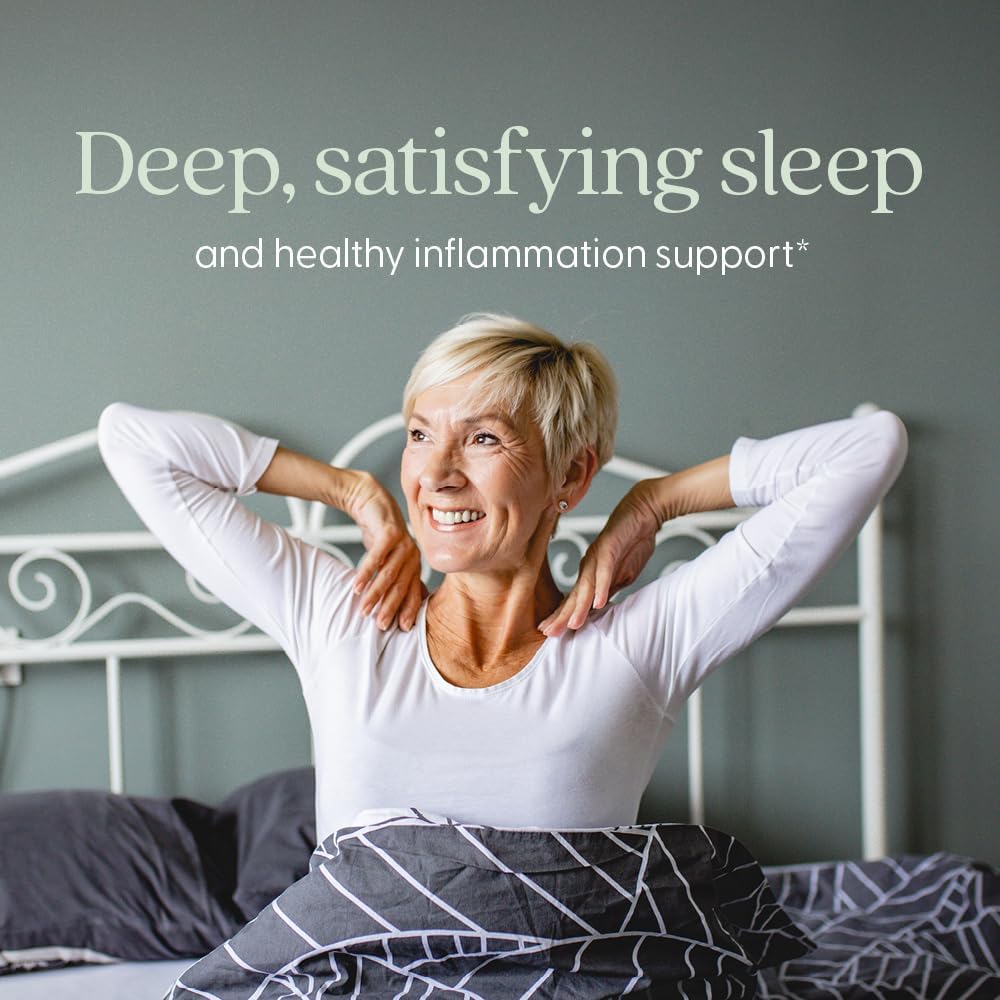 New Chapter Sleep Aid – Zyflamend Nighttime for Sleep Support with Turmeric + Valerian Root + Lemon Balm + Holy Basil, Vegetarian Capsules, 60 Count