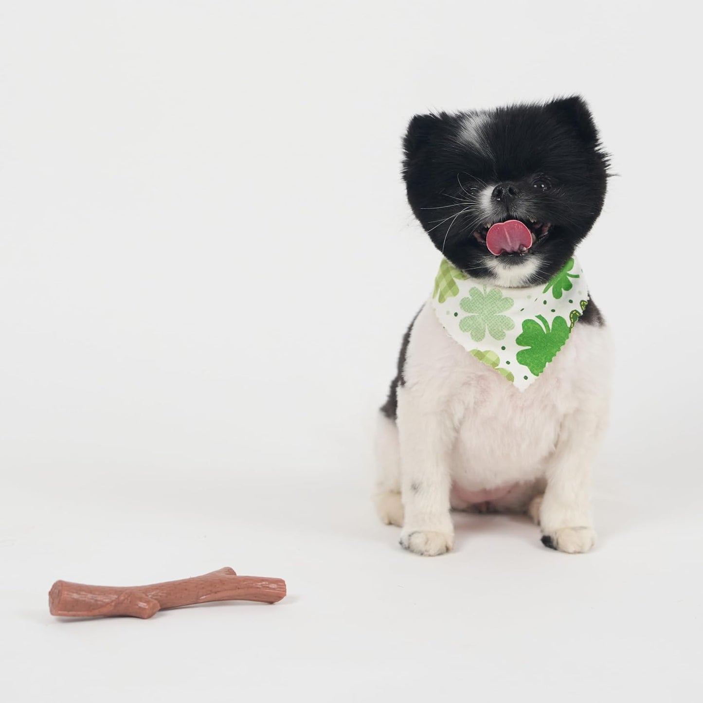 SPOT Bam-Bones Plus Branch -Bamboo Fiber & Nylon, Durable Long Lasting Dog Chew for Aggressive Chewers – Great Toy for Adult Dogs & Teething Puppies Under 60lbs, Non-Splintering, 5.75in, Beef Flavor