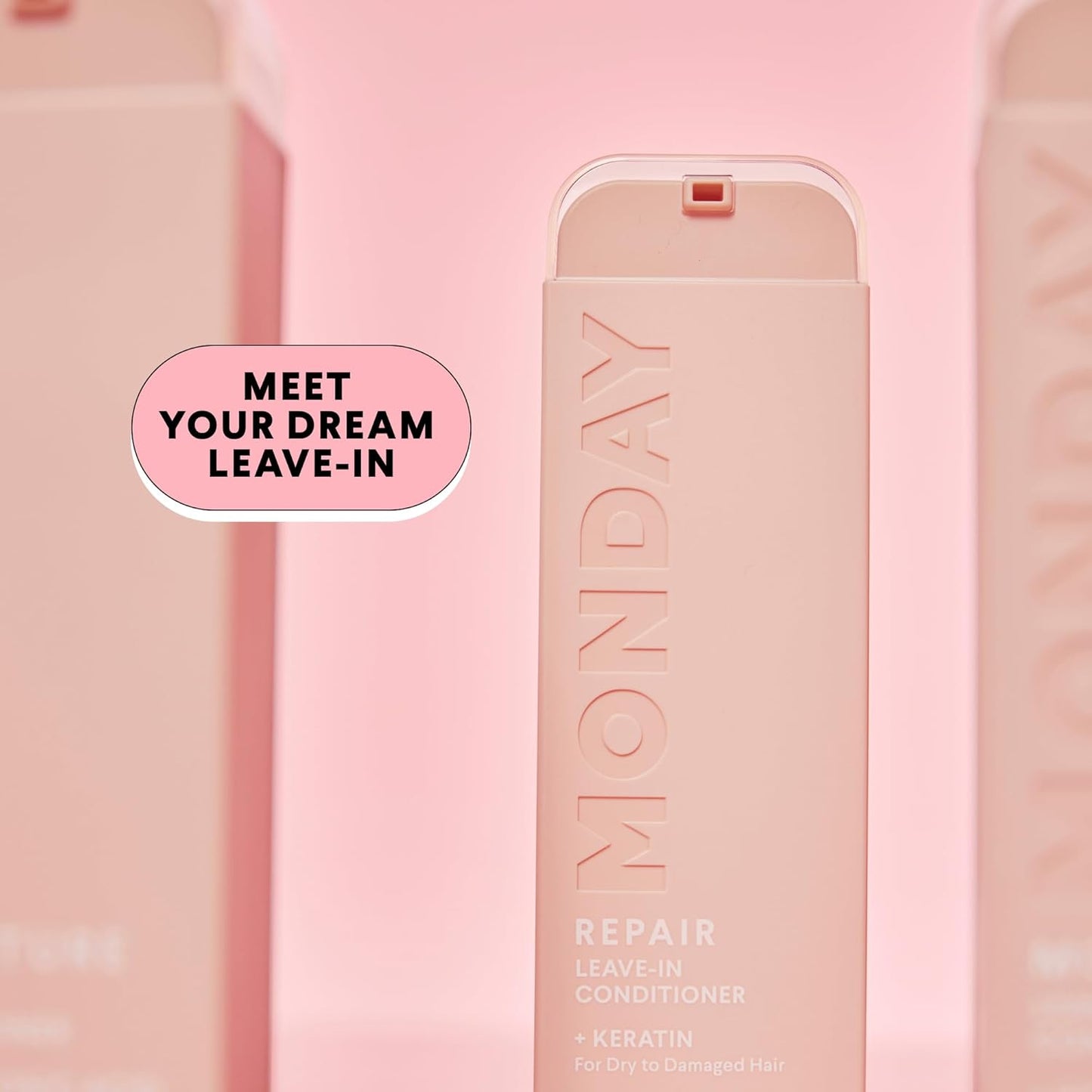 MONDAY HAIRCARE MOISTURE Leave in Conditioner with Hyaluronic Acid, Jojoba & Almond Oil, Shea Butter& Wheat Protein for Dry & Dull Hair 150mL